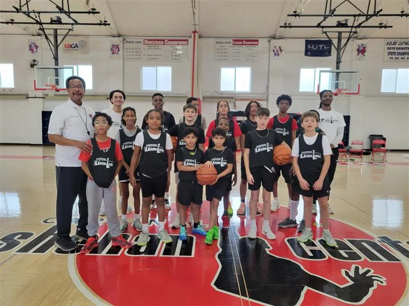 cardinal sheenan center basketball game